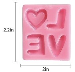 Asst. Valentine Silicone Molds