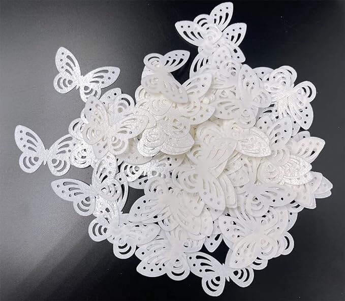 White Butterfly Edible Wafer/5