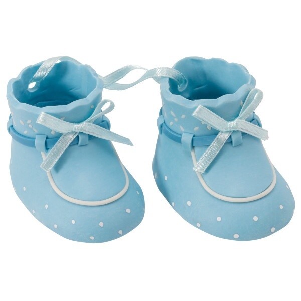 Blue Baby Booties DecoSet