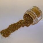 Gold Hologram Galaxy Dust