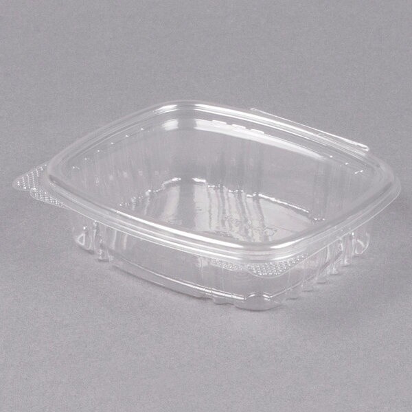 8oz Clear Hinged Container