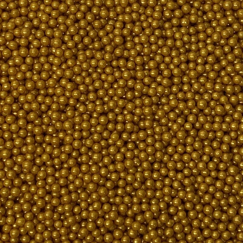 Gold 4mm Pearls