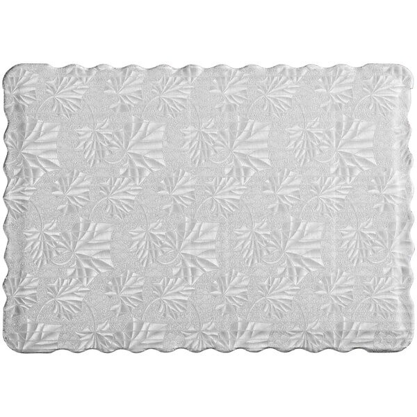 1/4 Sheet Silver Scallop Board