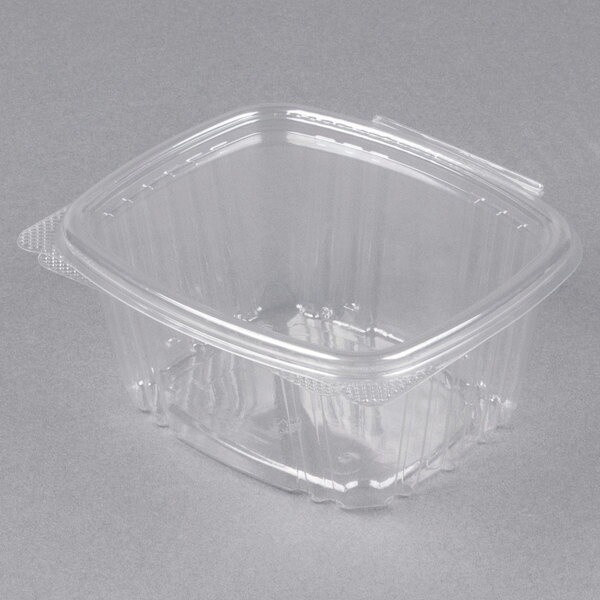 16oz Clear Hinged Container