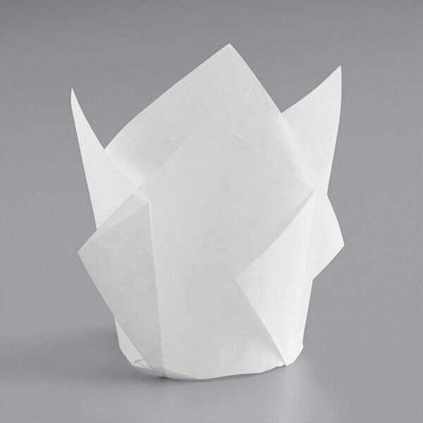 White Jumbo Tulip Cups/25