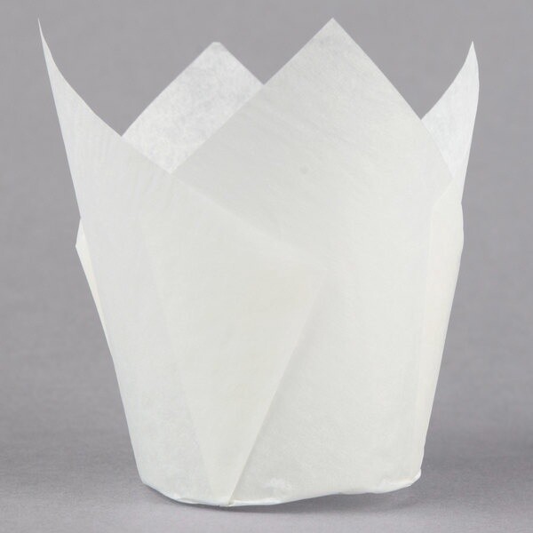 White Tulip Cups/25