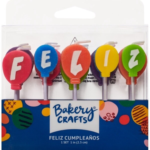 Feliz Balloons Candle Set