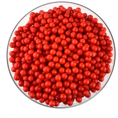 7mm Red Candy Beads 2oz