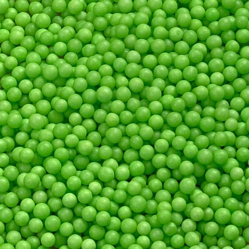 Lime Green 4mm Beads 2oz