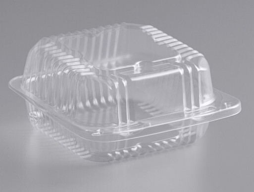4" Clear Hinged Container