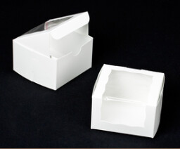 4x4x2.5 White Window Box