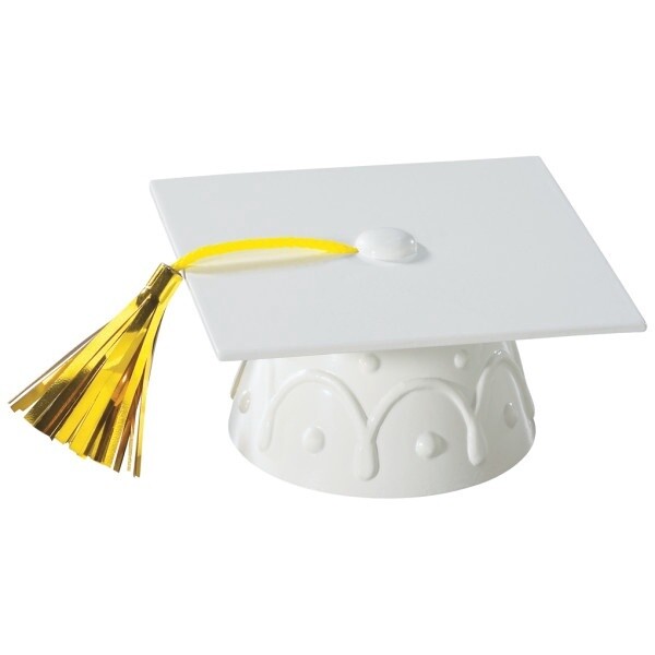 White Grad Hat