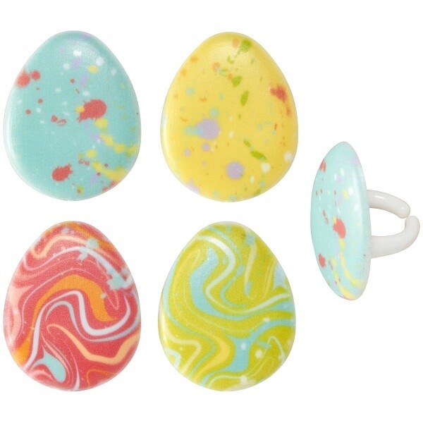 Painted Eggs Rings/8