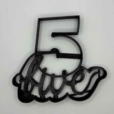 #5 with Word Detailed Cutter