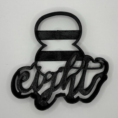 #8 with Word Detailed Cutter