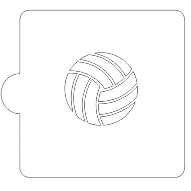 Volleyball Stencil