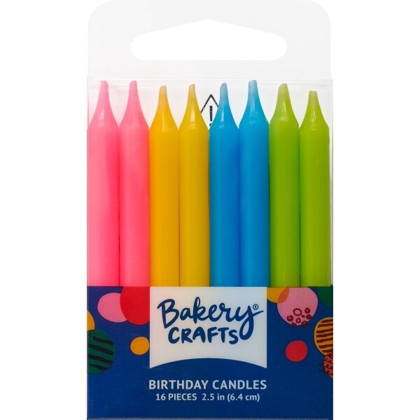 Asst Bright Smooth Candles/16