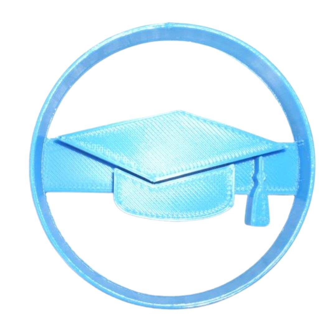Grad Cap Stamp Round Cutter
