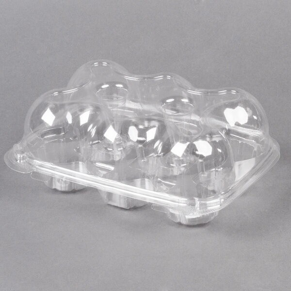 6 Ct. STD Cupcake Container