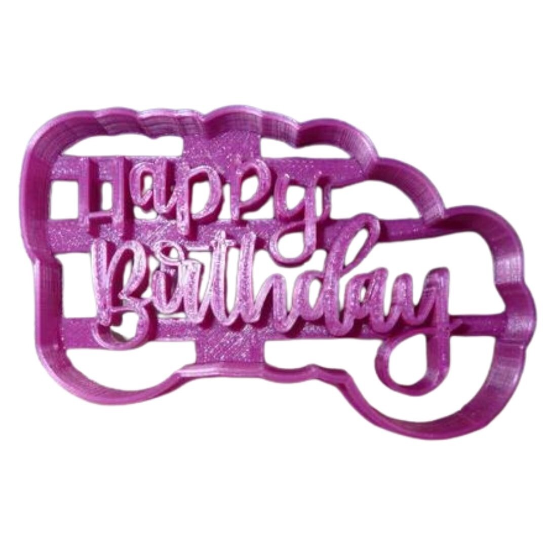 Happy Birthday Day Detailed Cutter