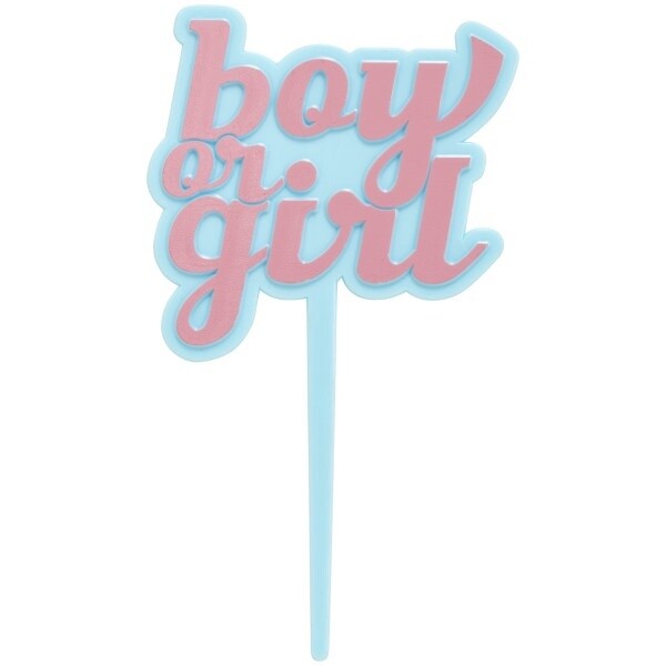 Boy or Girl Cake Topper