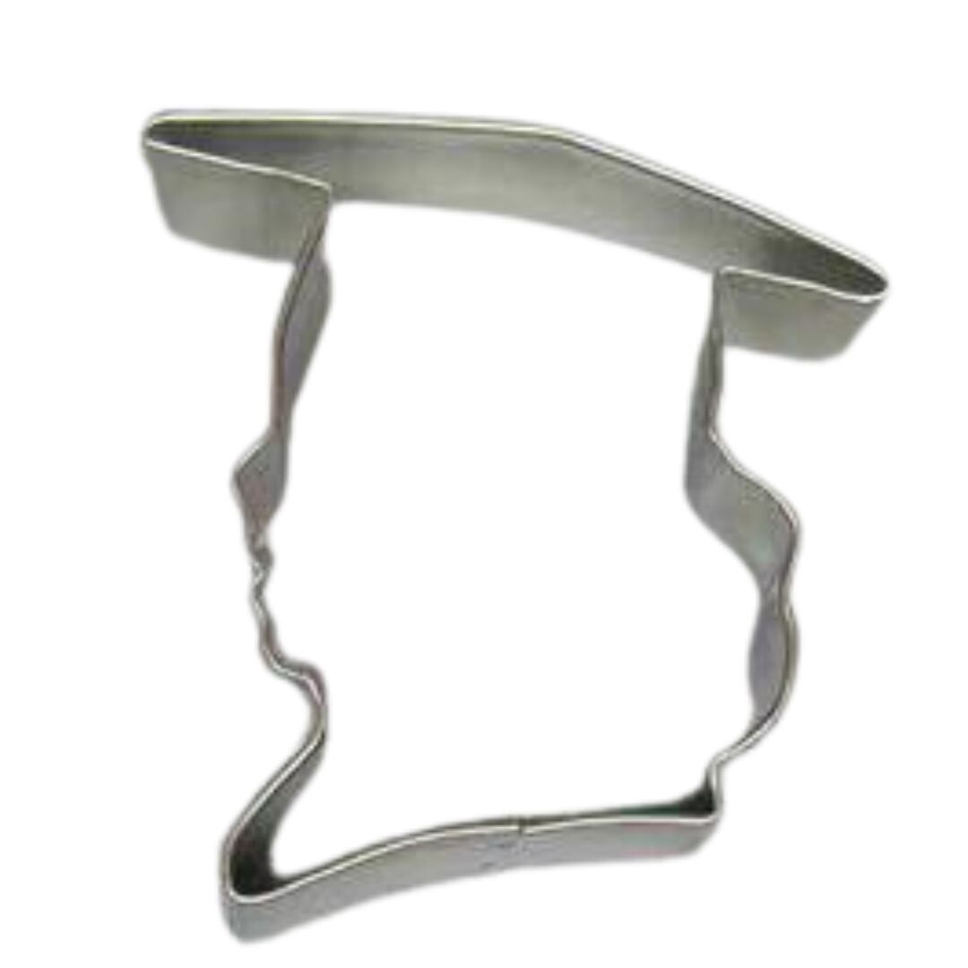 Grad Girl Head 3.75" Cutter