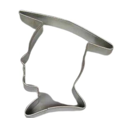 Grad Boy Head 4.25" Cutter