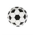 Soccer Foil Baking Cups/30