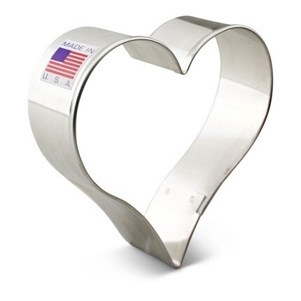 Curvy Heart 3-1/4" Cutter