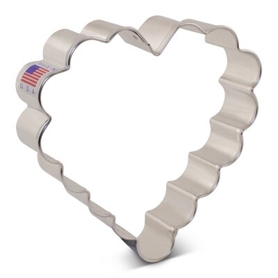 Scalloped Heart Cutter 4"