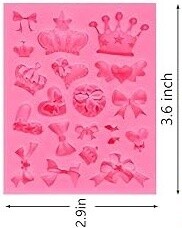 Princess Bows Asst Silicone Mold
