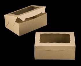 10x7x4 Kraft Brn Window Box