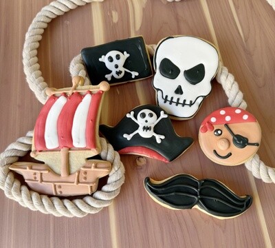 5/18 Pirate Royal Icing Cookie Class