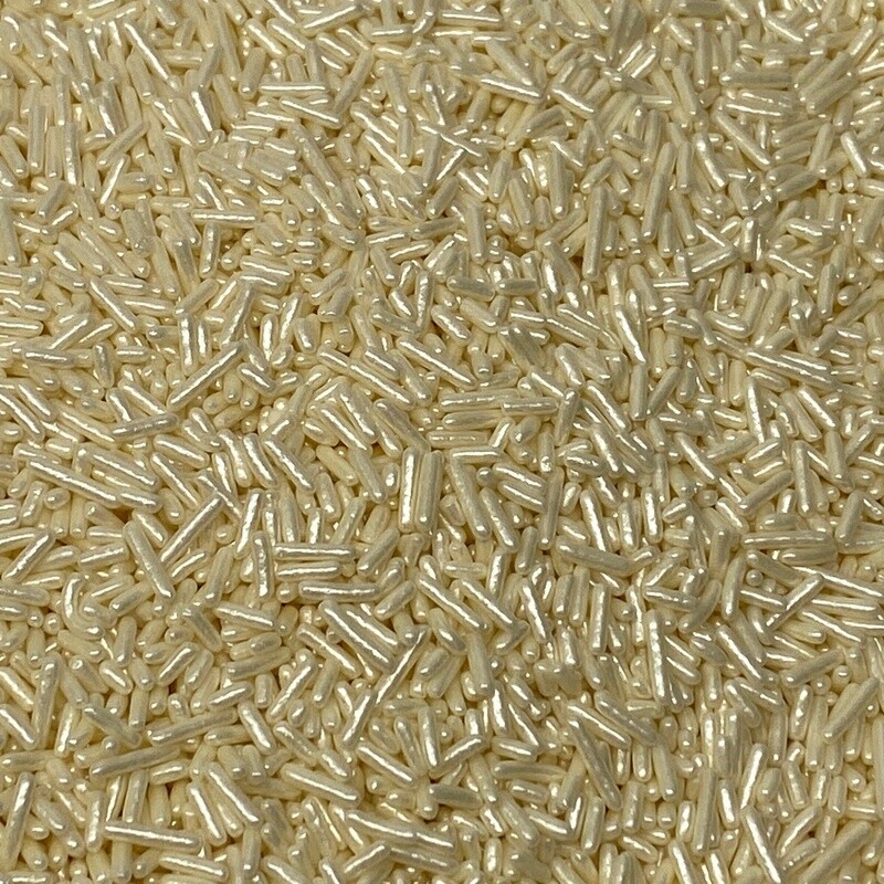 Ivory Pearl Jimmies 3oz