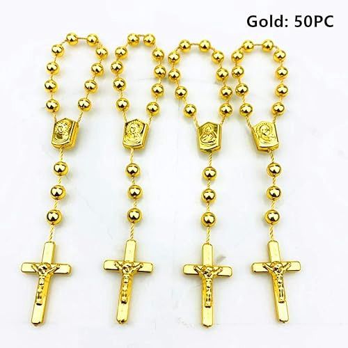 Gold Mini Rosary Beads