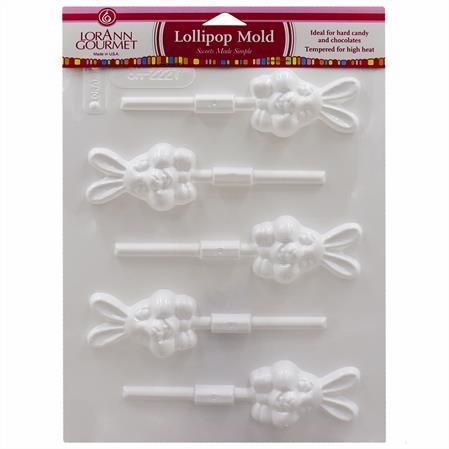 Rabbit Head Hard Candy Mold