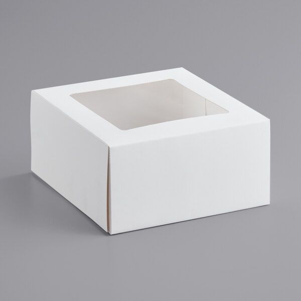 8x8x4 White Window Box