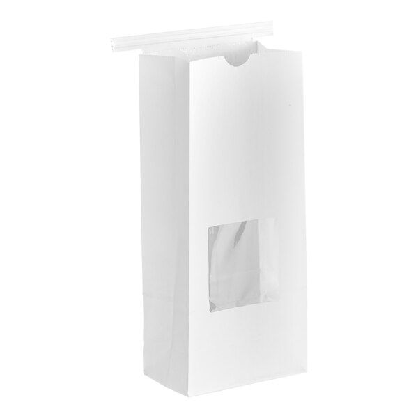 1# White Window Bag w/Ties/10
