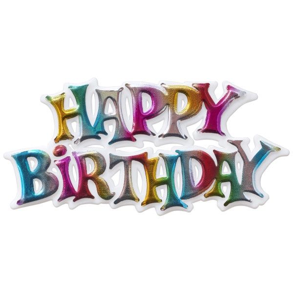 Rainbow Happy Birthday Mini-Layon/6
