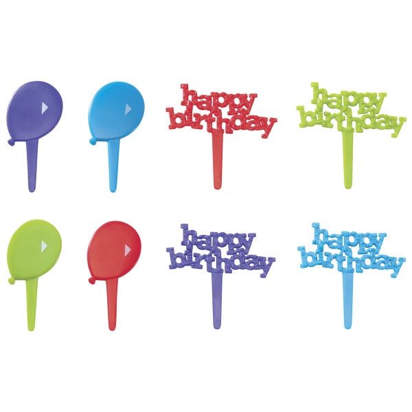 Happy Birthday Balloons Picks/8