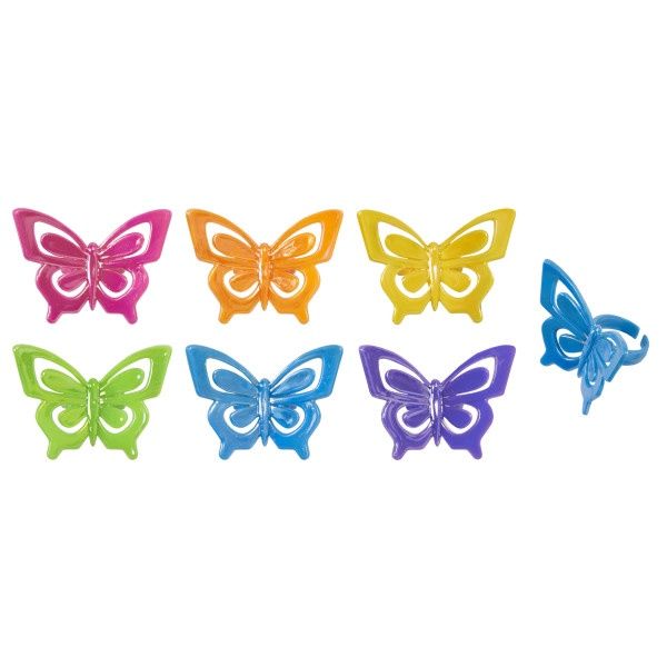 Bright Butterfly Rings/6