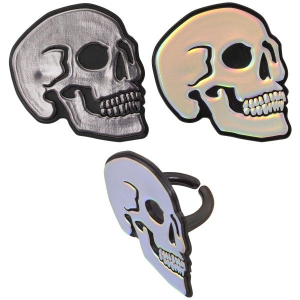 Metallic Skull Rings/6