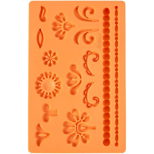 Damask Designs Mold (Silicone)