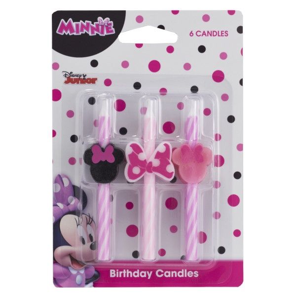 Minnie Mouse Icon Candles
