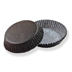 3"x3/4" Black Tart Cups/500