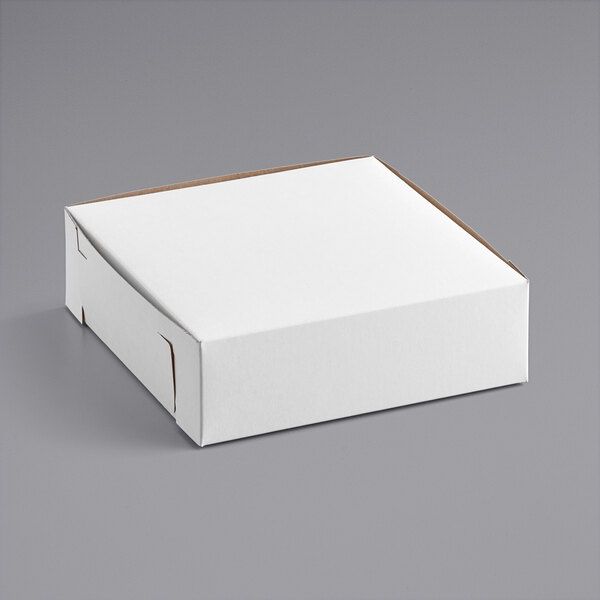 8x8x2.5 White Pie Box