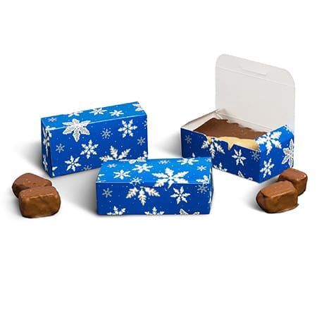 1# Blue Snow flake Box  7x3.375x2