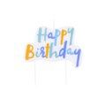 Happy Birthday Candle - Blue