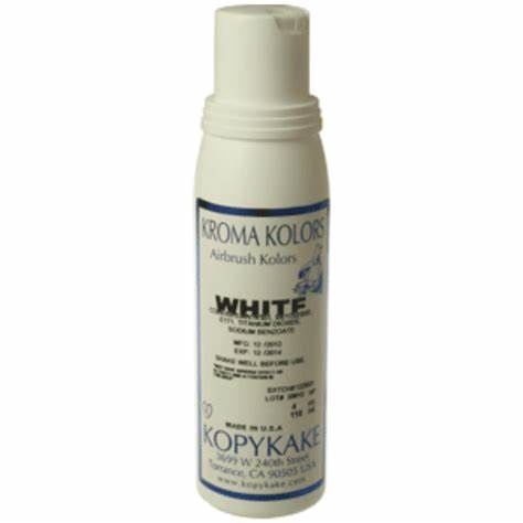 White 4oz Airbrush Color