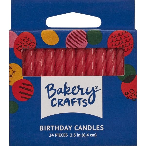Red Spiral Candles